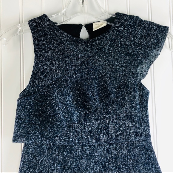 ZARA Girls Sleeveless Round Neck Sparkly Dress. Item# 0101 - Picture 2 of 6
